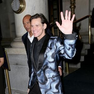 Jim Carrey à la soirée organisée par le magazine Harper's Bazaar, à New York le 8 septembre 2017