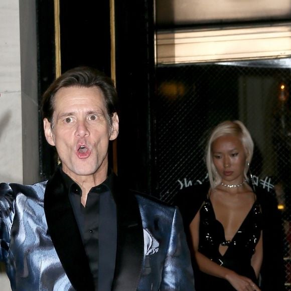 Jim Carrey à la soirée organisée par le magazine Harper's Bazaar, à New York le 8 septembre 2017