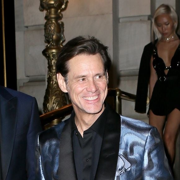 Jim Carrey à la soirée organisée par le magazine Harper's Bazaar, à New York le 8 septembre 2017