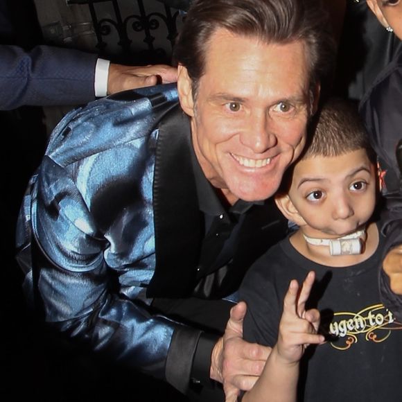 Jim Carrey à la soirée organisée par le magazine Harper's Bazaar, à New York le 8 septembre 2017