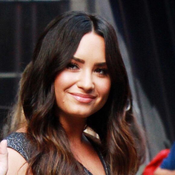 Demi Lovato à la sortie de l'émission de télévision "Good Morning America" à New York, le 5 septembre 2017