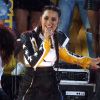 Demi Lovato chante sur le plateau de "Good morning America" à New York le 18 août 2017 © Bruce Cotler/Globe Photos via ZUMA Wire / Bestimage