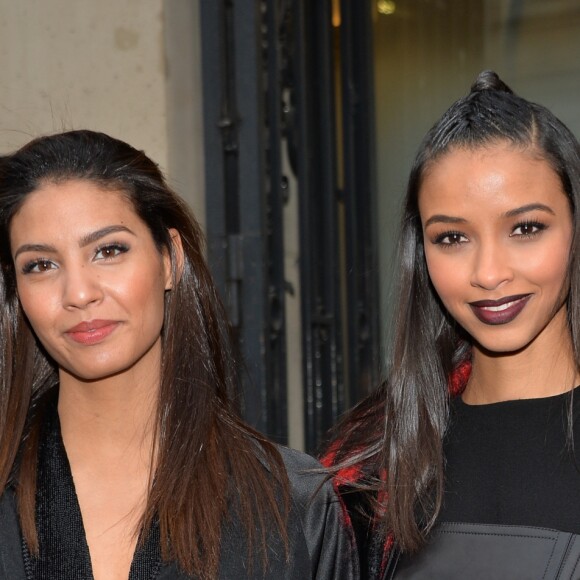 Chloé Mortaud et Flora Coquerel - People à la sortie du défilé de mode Haute-Couture printemps-été 2017 "Jean-Paul Gaultier" à Paris le 25 janvier 2017. © CVS-Veeren/Bestimage