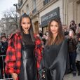 Flora Coquerel et Chloé Mortaud - People arrivant au défilé de mode Haute-Couture printemps-été 2017 "Jean-Paul Gaultier" à Paris le 25 janvier 2017. © CVS-Veeren/Bestimage