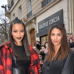 Flora Coquerel et Chloé Mortaud - People arrivant au défilé de mode Haute-Couture printemps-été 2017 "Jean-Paul Gaultier" à Paris le 25 janvier 2017. © CVS-Veeren/Bestimage