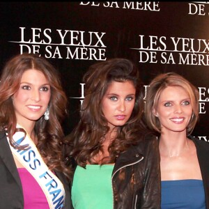 Chloé Mortaud, Laury Thilleman, Malika Ménard, Sylvie Tellier, Alexandra Rosenfeld - Première du film "Les yeux de sa mère" à Paris le 22 mars 2011.