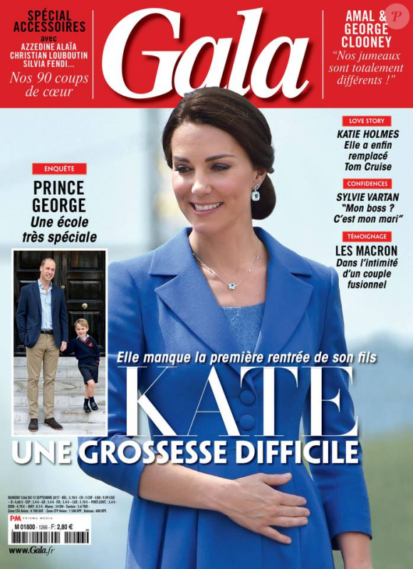 Couverture du magazine "Gala", numéro 1266 du 13 septembre 2017.