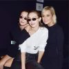 Yolanda Foster et ses filles Bella et Gigi Hadid - Backstage du défilé de mode "Prabal Gurung" lors de la fashion week de New York. Le 10 septembre 2017