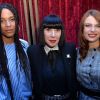 Stéfi Celma, Chantal Thomass et Elodie Frégé - Chantal Thomass et Damart présente le "Thermolactyl show" au Manko à Paris, France, le 14 septembre 2017. © Veeren/Bestimage