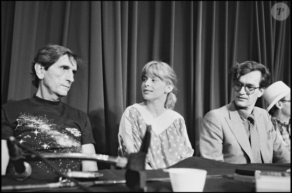Harry Dean Stanton, Nastassja Kinski et Wim Wenders - Festival de Cannes 1984