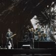 Le group U2 en concert lors du 'The Joshua Tree Tour 2017' au US Bank Stadium à Minneapolis dans l'État du Minnesota, le 9 septembre 2017 Minneapolis