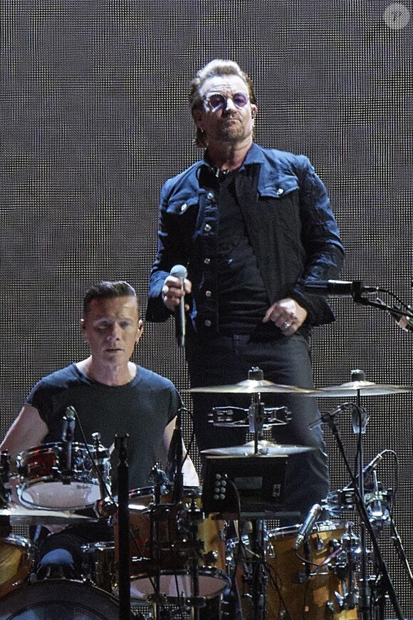 Bono - Le group U2 en concert lors du 'The Joshua Tree Tour 2017' au US Bank Stadium à Minneapolis dans l'État du Minnesota, le 9 septembre 2017 Minneapolis
