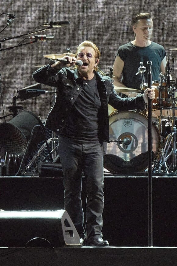 Bono - Le group U2 en concert lors du 'The Joshua Tree Tour 2017' au US Bank Stadium à Minneapolis dans l'État du Minnesota, le 9 septembre 2017