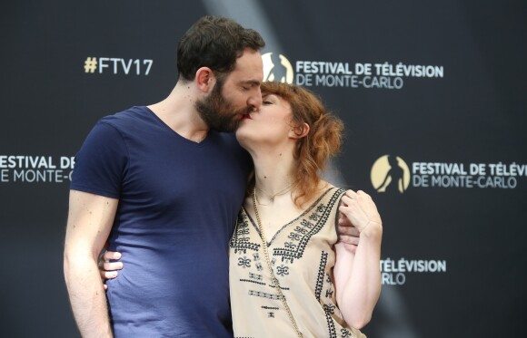 David Mora et Anne-Elisabeth Blateau - 57ème Festival de télévision de Monte-Carlo, le 17 juin 2017. © Denis Guignebourg/Bestimage