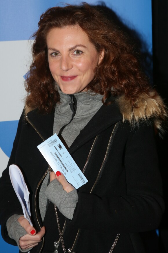 Exclusif - Anne-Elisabeth Blateau - Enregistrement de la pièce de théâtre "On refait le boulevard" au théâtre de la porte Saint-Martin à Paris, France, le 10 octobre 2016© CVS/Bestimage