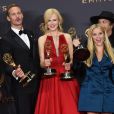 Alexander Skarsgard, Nicole Kidman, Reese Witherspoon (Big Little Lies) lors de la 69e cérémonie des Emmy Awards à Los Angeles, le 17 septembre 2017.