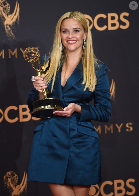 Reese Witherspoon (Big Little Lies) lors de la 69e cérémonie des Emmy Awards à Los Angeles, le 17 septembre 2017.