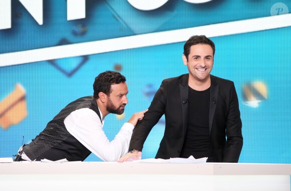 Exclusif -Cyril Hanouna et Camille Combal - Enregistrement de la première émission de la rentrée de Touche pas à mon poste (TPMP) sur C8 à Paris le 5 septembre 2016. © Dominique Jacovides / Bestimage