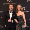 Nico Rosberg et sa femme Vivian Sibold au lancement de la collection Da Vinci du fabricant de montres de luxe suisse IWC Schaffhausen au salon international de la haute horlogerie (SIHH) à Genève, le 17 janvier 2017. © Raphaël Dufour/Bestimage