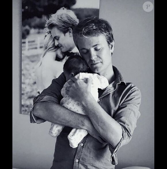 Nico Rosberg annonce la naissance de son deuxième enfant sur Instagram, une fille prénommée Naila. Le 17 septembre 2017.