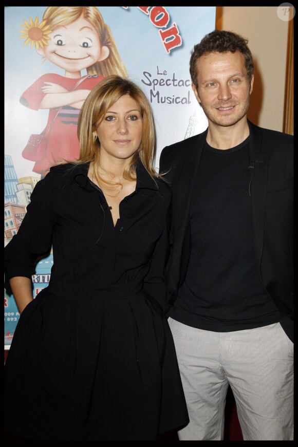 Sinclair et Amanda Sthers à la générale de "Lili Lampion" au Théâtre de Paris", à Paris le 6 novembre 2011.  