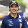 Sergio Perez de l'écurie Force India le 14 sepembre 2017 à Singapour.