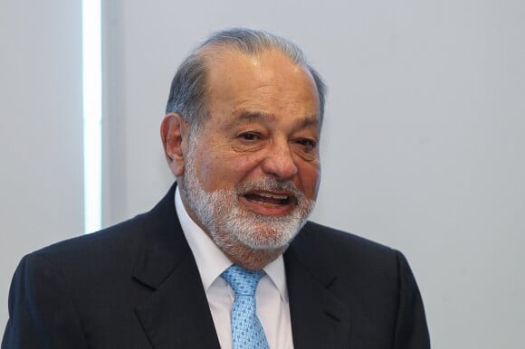 Carlos Slim Helu le 27 janvier 2017 à Mexico.