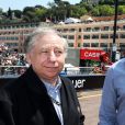 Jean Todt avec Carlos Slim Domit, fils de Carlos Slim Helu, lors du Grand Prix de Monaco le 28 mai 2017.