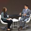 Justin Trudeau au Bloomberg Global Business Forum, au sein du Plaza Hotel de New York, le 20 septembre 2017