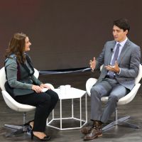 Justin Trudeau amuse la Toile avec ses chaussettes Chewbacca !