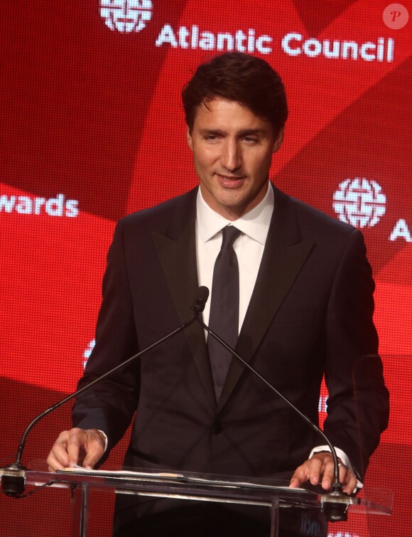 Le Premier ministre du Canada Justin Trudeau lors des "Atlantic Council 2017 Global Citizen Awards" à New York, le 19 septembre 2017. © Nancy Kaszerman via Zuma Press/Bestimage