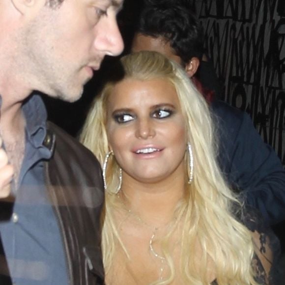 Jessica Simpson et son mari Eric Johnson quittent le restaurant Craig's à Los Angeles le 19 septembre 2017