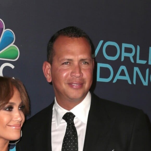 Jennifer Lopez et son compagnon Alex Rodriguez lors de l'évènement ''World of Dance'' à West Hollywood, le 19 septembre 2017.