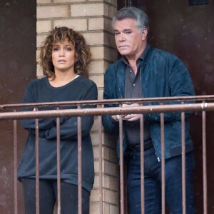 Jennifer Lopez et Ray Liotta sur le tournage de 'Shades Of Blue' à New York, le 29 août 2017