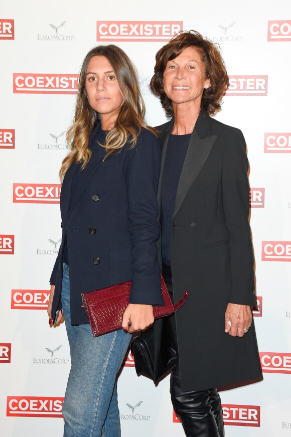 Sylvie Rousseau (directrice générale de Dior) et sa fille Constance - Avant-première du film "Coexister" au Grand Rex à Paris le 25 septembre 2017. © Coadic Guirec/Bestimage