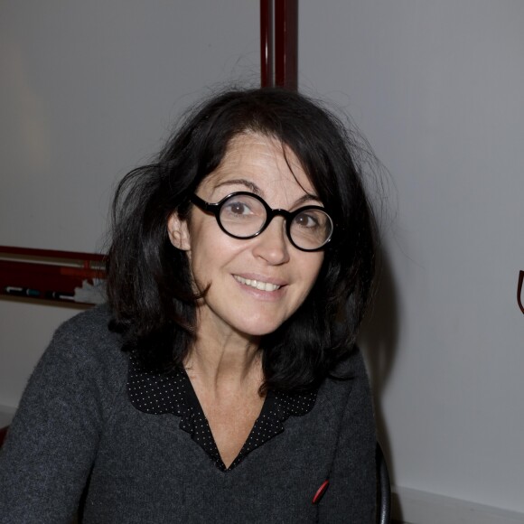 Zabou Breitman rencontre les élèves du Lycée du Parc-Impérial à Nice, le 11 novembre 2016.