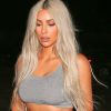 Exclusif - Kim Kardashian est allée diner au restaurant Casa Vega à Sherman Oaks, le 22 septembre 2017