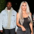 Exclusif - Kim Kardashian et son mari Kanye West sont allés diner en amoureux au restaurant Giorgio Baldi à Santa Monica le 23 septembre 2017