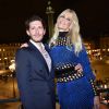 Edgardo Osorio et Claudia Schiffer - Soirée de lancement de la collection "Claudia Schiffer for AQUAZURRA" à Paris. Le 28 septembre 2017.