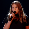 Cassidy lors de la finale de "The Voice Kids 4" (TF1), samedi 30 septembre 2017.