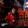 Patrick Fiori, Angelina et Cassidy lors de la finale de "The Voice Kids 4" (TF1), samedi 30 septembre 2017.