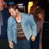 Ryan Gosling et sa compagne Eva Mendes arrivent au Tao à New York le 30 septembre 2017.