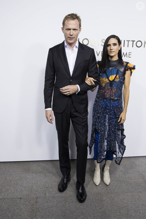 Jennifer Connelly et son mari Paul Bettany - Soirée d'inauguration de la Maison Louis Vuitton Vendôme. Paris, le 2 octobre 2017. © Olivier Borde/Bestimage