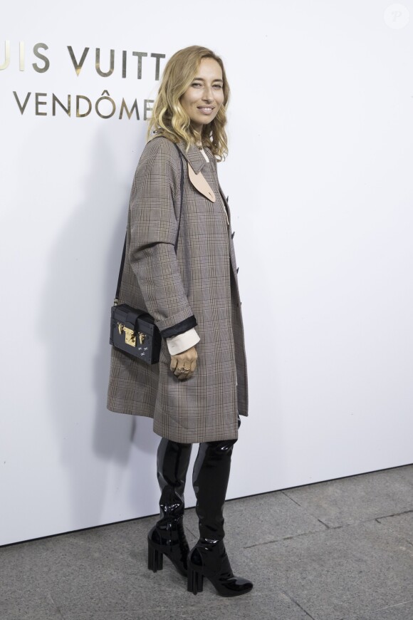 Alexandra Golovanoff - Soirée d'inauguration de la Maison Louis Vuitton Vendôme. Paris, le 2 octobre 2017. © Olivier Borde/Bestimage