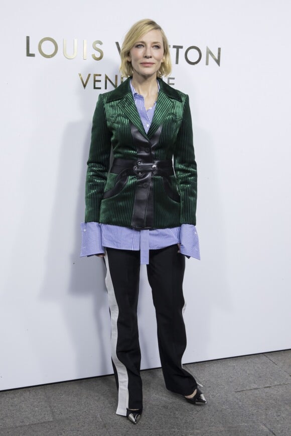 Cate Blanchett - Soirée d'inauguration de la Maison Louis Vuitton Vendôme. Paris, le 2 octobre 2017. © Olivier Borde/Bestimage