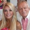 Crystal Harris, Hugh Hefner - Dejeuner au chateau Playboy pour l'annonce de la playmate 2013 le 9 mai 2013.