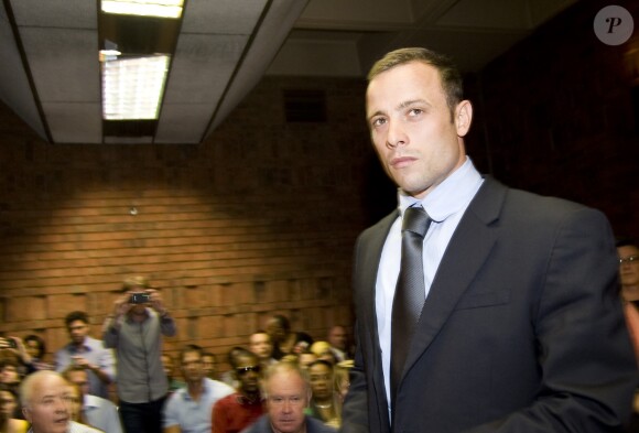 Oscar Pistorius au troisième jour de son procès à Pretoria en Afrique du Sud le 21 février 2013.