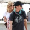 Exclusif -  Julia Roberts en vacances avec son mari Daniel Moder et leurs enfants à Split en Croatie le 24 septembre 2017.