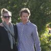 Exclusif - Julia Roberts, souriante et détendue, avec son mari Daniel Moder quittent les urgences d'un centre médical de Malibu le 13 mai 2017.