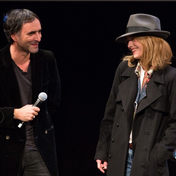 Samuel Benchetrit et sa compagne Vanessa Paradis assistent à la projection du film "Chien" lors du 32e Festival International du Film Francophone de Namur, Belgique, le 4 octobre 2017. © Alain Rolland/ImageBuzz/Bestimage